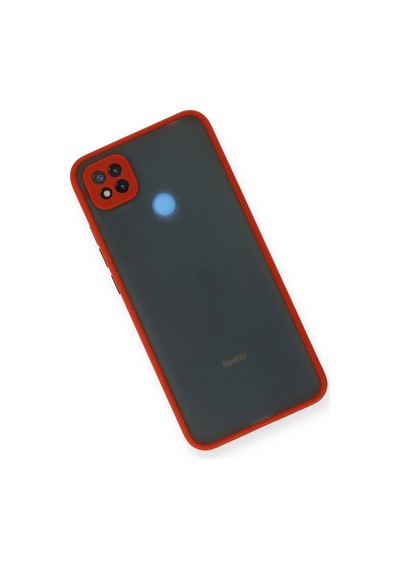 Redmi 9c Kılıf Montreal Silikon Kapak - Kırmızı İtdark25977