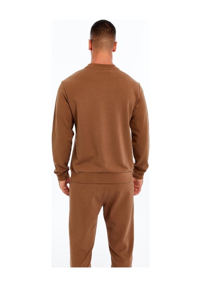 AR-MA Arma Erkek Slim Fit Scuba Interlok Bisiklet Yaka Yazı Baskılı Sweatshirt K30124685002 Kahverengi - Krem AR-MA Arma Erkek Slim Fit Scuba Interlok Bisiklet Yaka Yazı Baskılı Sweatshirt K30124685002 Kahverengi - Krem