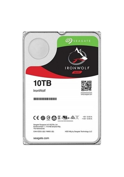 Ironwolf Nas 10tb 7200rpm 256mb 180tb/y Sata3 Nas 3.5'' Harddisk St10000vn000 - 723552273
