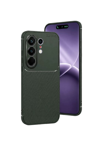 Newface Tecno Camon 50 Pro 5g Auto Focus Karbon Kapak - Koyu Yeşil