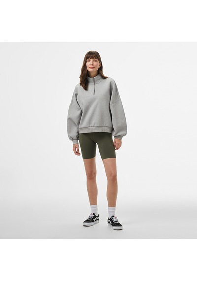 Vans Loose Mock Neck Kadın Gri Sweatshirt Düz Vn000j4j02f1 2800153