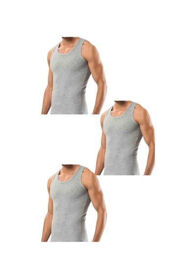 3 Adet Erkek Slim Fit Likralı Penye Sporcu Rambo Atleti 001