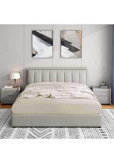 Soley Jersey %100 Pamuk Çift Kişilik 200 X 200 Lastikli Çarşaf Çok Renkli