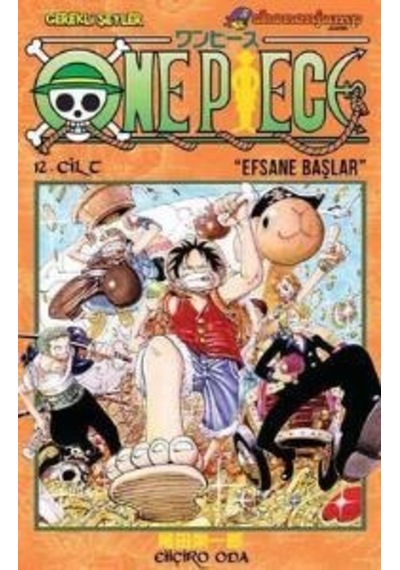 One Piece 12. Cilt Efsane Başlar - Manga Çizgi Roman - Eiiçiro Od