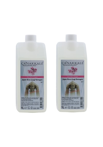 Çanakkale Kolonyaları Japon Kiraz Çiçeği Kolonyası 2 x 1 L
