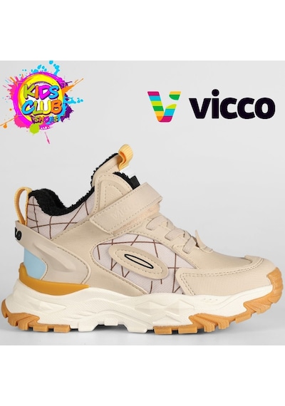 Vicco Tura Ortopedik Kauçuk Taban Ortopedik Çocuk Bot Bej