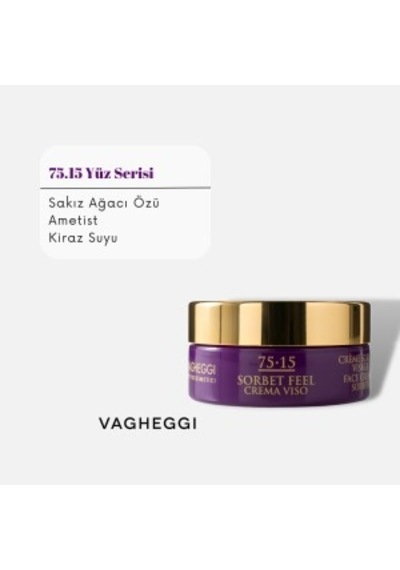 Vagheggi 75.15 Sorbet Feel Face Cream 50 Ml