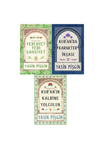 Yasin Pişgin 3 Kitap Set Yedi Ayet Yedi Şahsiyet-kuranda Karakter İnşası-kuranın Kalbine Yolculuk