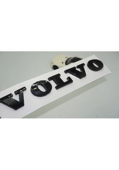 Dk Volvo Bagaj Kapağı Siyah 3m 3d Yazı Logo Amblem