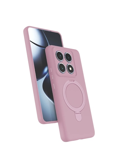 Xiaomi Mi 14t Pro Regal Magsafe Standlı Kapak - Açık Pembe 0.2M-Çok Renkli