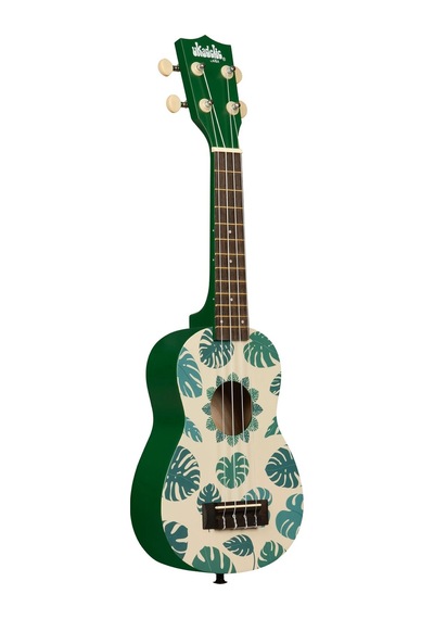 Kala Ukadelic Soprano Ukulele Monstera