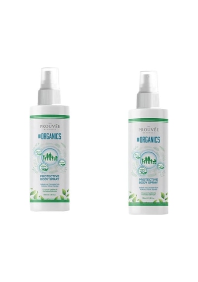 2'li The Prouvée Organics Doğal Ve Organik Sivrisinek Kovucu Sprey 0+ Ay 100 Ml