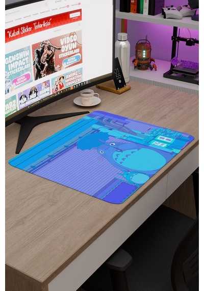 Totoro Anime V3 - 48x40 Xl Gaming Kauçuk Kaymaz Taban Mouse Pad Fare Altlığı