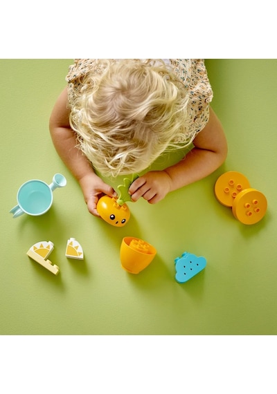 LEGO® DUPLO® İlk Büyüyen Havucum 10981 - 18 Ay & Üzeri Küçük Çocuklar için Eğitici Oyuncak Yapım Seti (11 Parça)