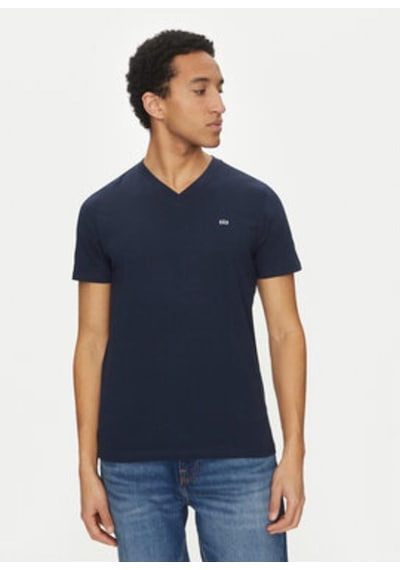 Logo Detaylı Everyday Soft Lacivert T-shirt-14108 Mavi