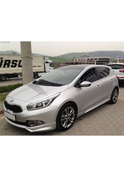 Kia Ceed Uyumlu Ön Tampon Flap Parlak Siyah Sağ Sol Plastik