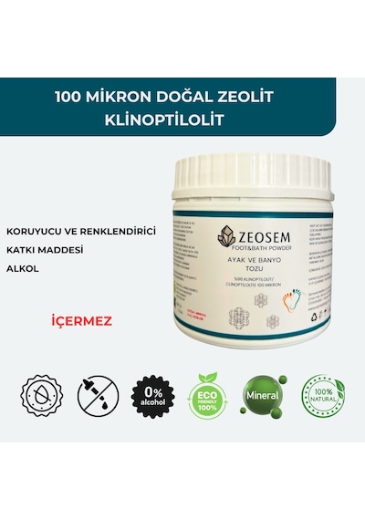 Zeosem Zeolit Ayak Ve Banyo Tozu 500gr
