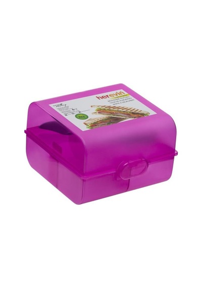 Herevin Mor Beslenme Kutusu 860 Ml 14x14x9