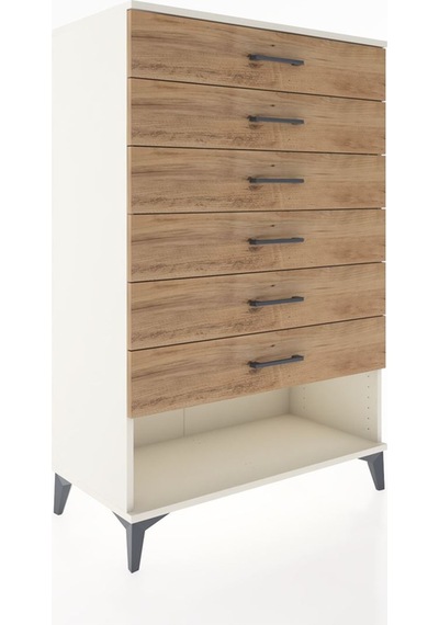 Hyperion Dolap 6 Çekmeceli 88x44x134 Aytaşı-çam Aytaşı