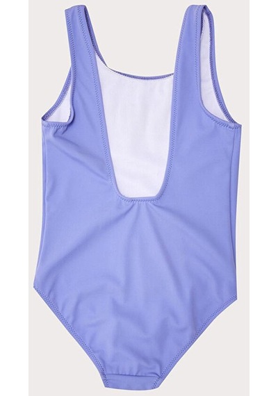 Deep Beach Beyaz Baskılı Kız Çocuk Mayo Db200788cm 001