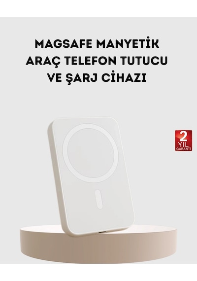 5000mah Manyetik Powerbank Apple   Uyumlu iPhone Serisi İçin Taşınabilir Kablosuz Şarj Cihazı Çok Renkli