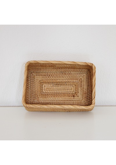 Nur Rattan 30x20x9,5 Cm. Saklama Kutusu & Dekoratif Sepet 30x20x9,5 Naturel