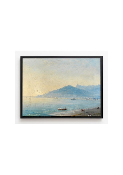 Osmanlı Ayvazovski Yalta Körfezi Çerçevesiz Poster 21x30 Cm A4 Tablo Osmanlı Türk Resmi Duvar Dekoru
