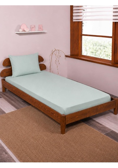Tek Kişilik Lastikli Fitted Çarşaf Seti 100 X 200 + 1 Adet Yastık Kılıfı Genel