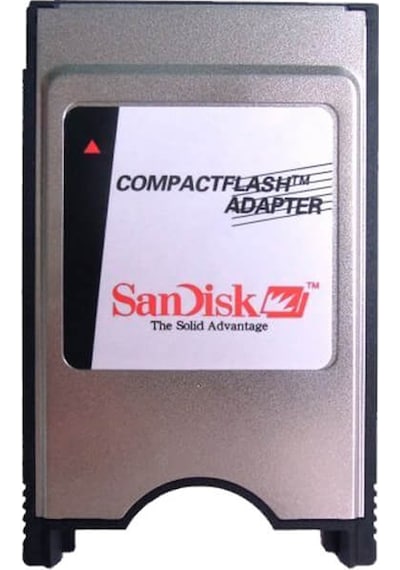 Sandisk Pcmcıa-Cf Adaptör + 2Gb Cf Kart Compact Flash