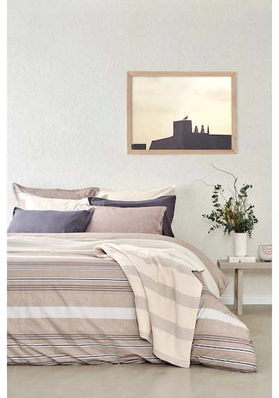 Taç Bamboo Dreams Private Pike Takımı Plain Gri Çift Kişilik Gri