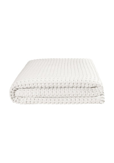Mare %100 Pamuklu Bej Waffle Pike Çift Kişilik 230x245 Bej