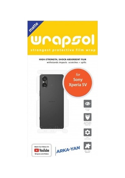 Sony Xperia 5 V Mat Arka Ve Yan Koruyucu Poliüretan Film