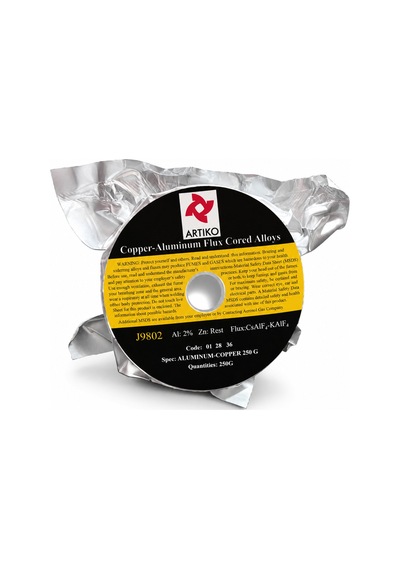 Kaynak Teli Bakır Alüminyum Tozsuz Flux Özlü 250 Gr Gri