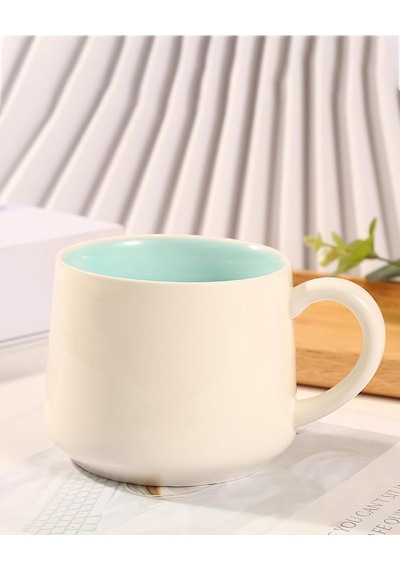 Mukko Home 3d Porselen Kupa Sevimli Zebra Figürlü, 350 Ml, Eğlenceli Ve Şık Tasarım,mavi Beyaz - Çok Renkli