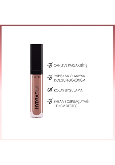 Cosmetics Hydramoist Lipgloss Nemlendirici Dudak Parlatıcısı - 24 Smell Of Coffee - Nude Diğer