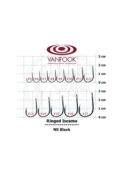 Vanfook Ringed Iseama Delikli Iğne Ns Black  15