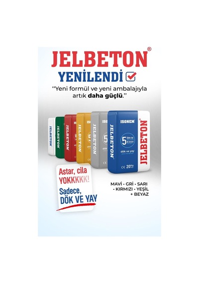 Yeni Nesil İsonem Jelbeton Beyaz 20 L