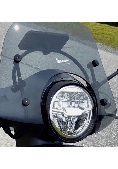 Vespa Telefon-navigasyon Tutucu Aparat Oval Siyah / Scoosee