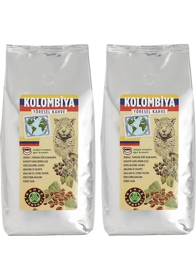 Kahve Dünyası Yöresel Kolombiya Çekirdek Filtre Kahve 2 x 1 KG
