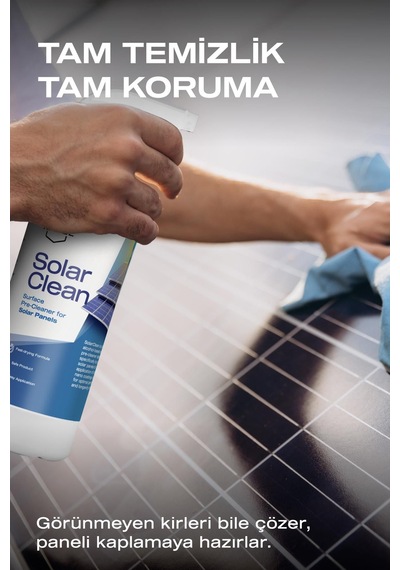 Nasiol Solarclean Güneş Panelleri İçin Yüzey Ön Temizleyici-500ml