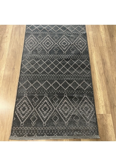 Hoom Rugs Fresh Cool 405 Yıkanabilir Antrasit Modern Halı Antrasit