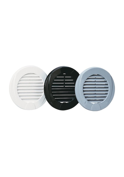 Ventilation Shaft Grilles Cover, Ø76mm, White