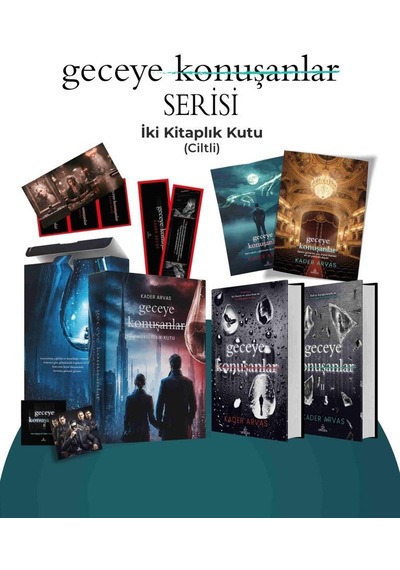 Geceye Konuşanlar Serisi İki Kitaplık Kutu Ciltli