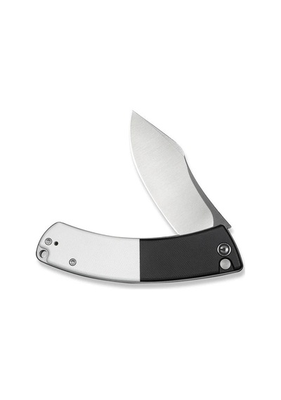 Civivi Outlaw Muk Black & White G10 Handle Black Satin Finished 14c28n Blade Kamp Çakı Siyah - Beyaz