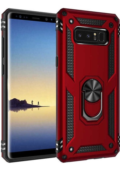 Galaxy Note 8 Kılıf Zore Vega Kapak Kırmızı