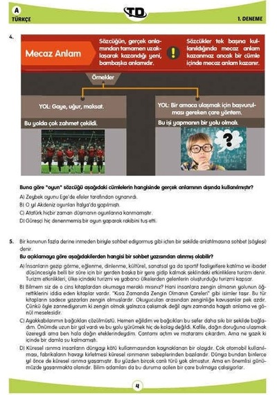 Lgs Türkçe 8.Sınıf 12 Deneme Otorite