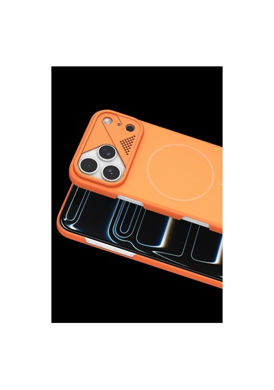 Joko Apple iPhone Uyumlu 17 Pro Max Export Magsafe Kapak - Turuncu
