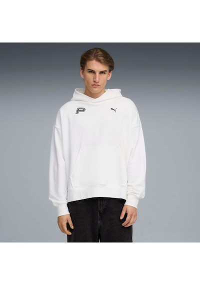 Future.puma.archıve Graphıc Boxy Unısex Kapüşonlu Sweatshırt 632078 02 Beyaz