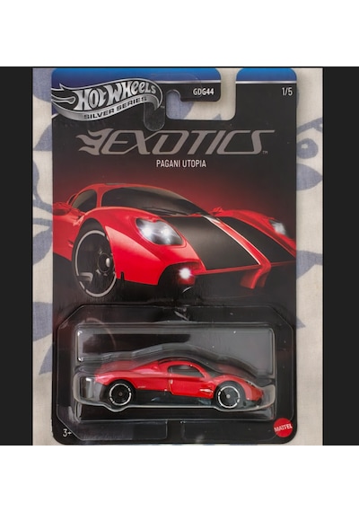 Hot Wheels Silver Series Exotics Pagani Utopia Kırmızı