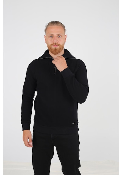 Brango 95015 Erkek Sweat Shirt Siyah